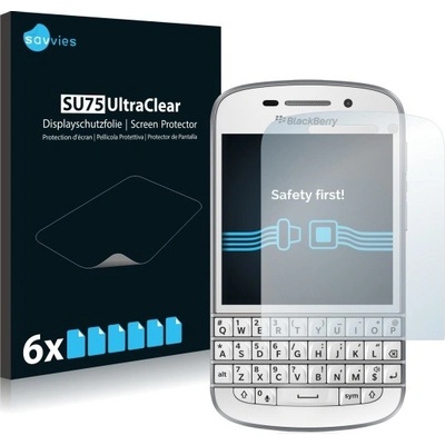 6x SU75 UltraClear Screen Protector BlackBerry Q10