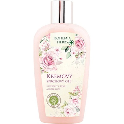 Bohemia Herbs sprchový gel s extrakty z šípků a květů růže 250 ml