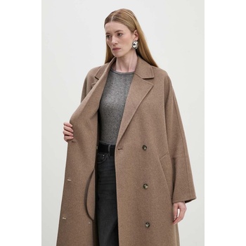 DAY Birger et Mikkelsen Палто Day Birger et Mikkelsen Howard - Double Faced Wool в бежово преходен модел с двуредно закопчаване DAY65243401 (DAY65243401)