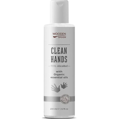 Wooden Spoon Натурален почистващ микс за ръце и повърхности Wooden Spoon - Clean Hands, 200 ml