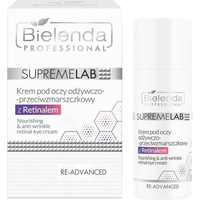 Bielenda Supremelab Re-Advanced Vyživující a omlazující oční krém s retinalem 15 ml