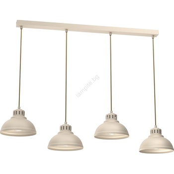 Luminex Пендел SVEN 4xE27/15W/230V бежов (LU8893A)