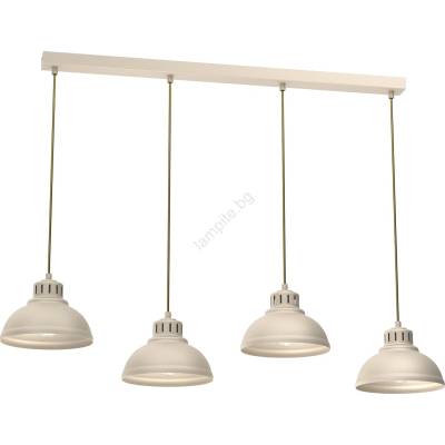 Luminex Пендел SVEN 4xE27/15W/230V бежов (LU8893A)