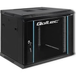  Комуникационен шкаф за стена Qoltec 19 9U (600x500), Черен | 54463 (54463)
