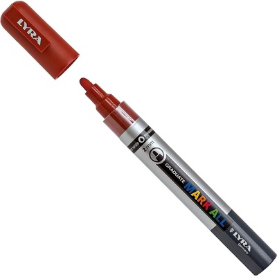 LYRA Graduate Mark Permanent Химикал маркер 2 mm Brown 1 бр (6820076)