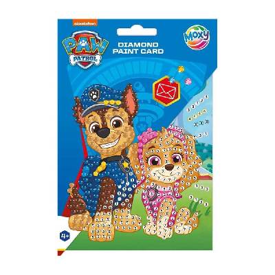 Картичка за рисуване с мъниста Пес Патрул, с включен пл (6605330238)