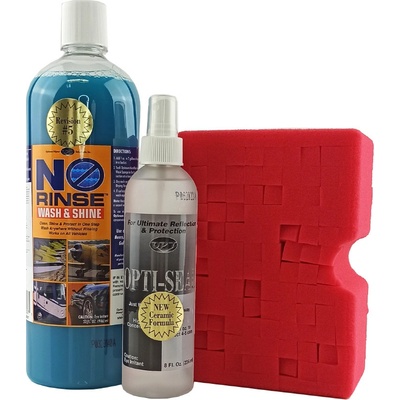 Optimum No Rinse 946 ml + Opti-Seal 236ml + Big Red Sponge
