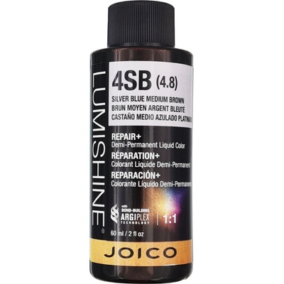 Joico Lumishine Demi-Permanent Liquid Color 60 ml деми-перманентна боя 4SB - Silver Blue Medium Brown