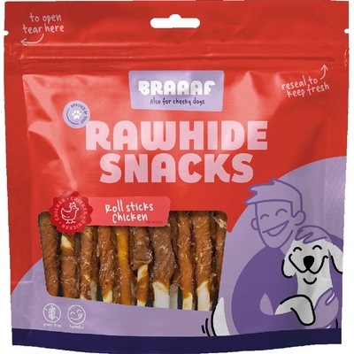 Braaaf Roll Sticks Chicken 12,5 cm 30 kusů