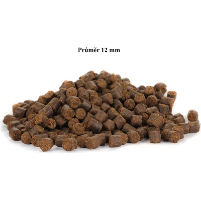 Krmiva Hulín Pelety s Lososem lisované za studena 12 mm 14,5 kg