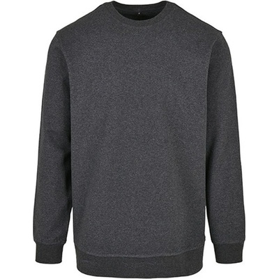 Build Your Brand pánska mikina BB003 Charcoal Heather
