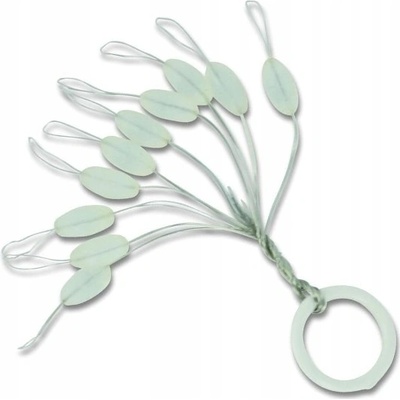 Black cat silikónové zarážky 7mm ovál