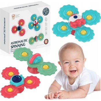 WOOPIE Spiner Vzdělávací senzorická hračka 3v1