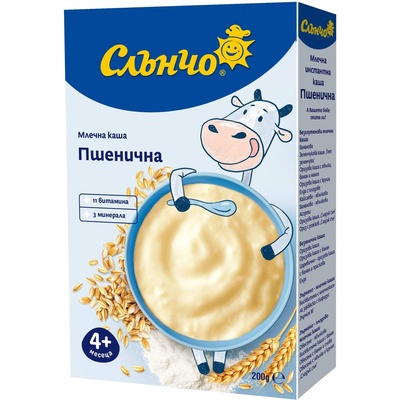 Слънчо пшеничено млечна каша - 200 г