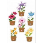 LearnHow Double-sided window decorations - Flowers. . . 6pcs