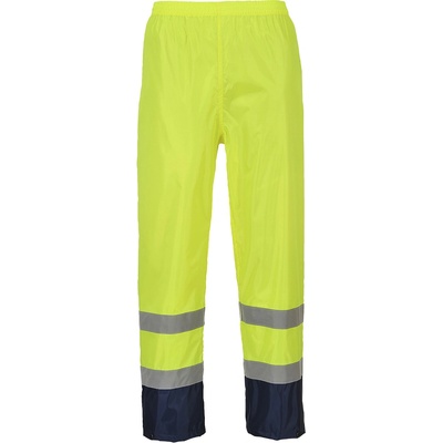 Portwest hi-vis classic h444 / Светлоотразителни дъждобрани - hv жълто/тъмносиньо xxxl (h444ynrxxxl)