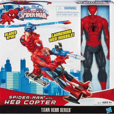Hasbro Spider-Man Turbo Racer with Helicopter - Heureka.cz