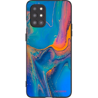 Pouzdro Picasee silikonové OnePlus 8T Rainbow černé