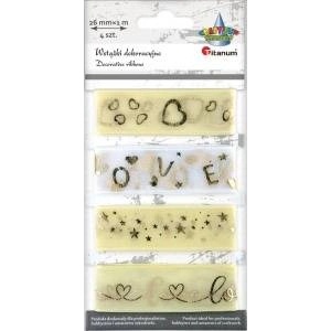 TITANUM Organza inserts 26mm x1m 4pcs