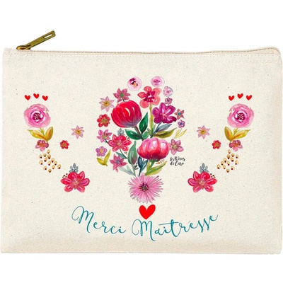 Hirondelles & Cie kosmetická taštička malá děkuji paní učitelko