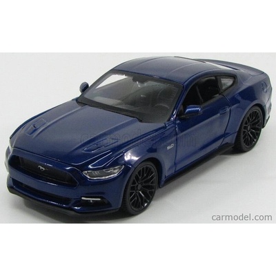 Maisto Ford USA Mustang Coupe 5.0 Gt 2015 Blue Met 1:24