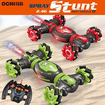 Image 1 of Радиоуправляема каскадьорска кола със светлини и пушек jt376