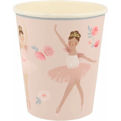 Meri Papírové kelímky Ballet 256 ml set