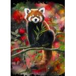 Alipson Puzzle - Puzzle Red Panda Sits On A Branch - 1 000 piese