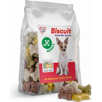 JK ANIMALS Biscuit Small Mix – mini kocky 500 g