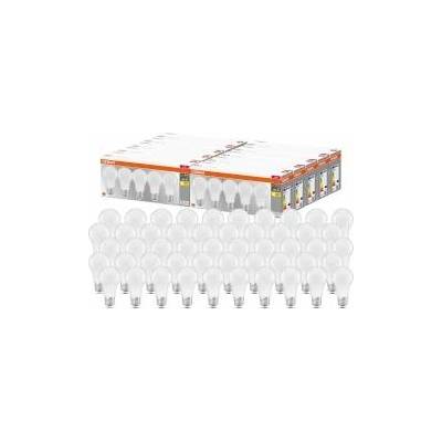 OSRAM LED bulb, base: E27, warm white, 2700K, 8.50W, replacement for 60W bulb, matt, LED BASE CLASSIC A, 10 x pack of 5 - 4058075090491