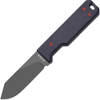 Kizer Abrams CPM 3V Matte DLC Ultra,Richlite & Carbon Waves 1133A1