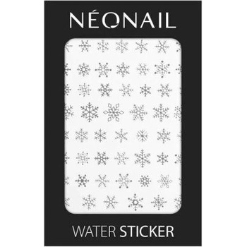 NeoNail® vianočná vodolepka na nechty vločky NN38