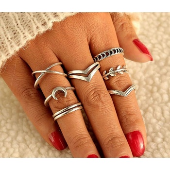 Image 1 of Jewelry & watches пръстен (комплект 7 бр. ) JEWELRY & WATCHES - Silver - P33