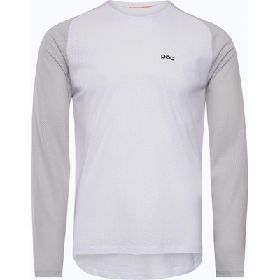 POC Мъжка велосипедна блуза с дълъг ръкав POC Motion Air Jersey hydrogen white