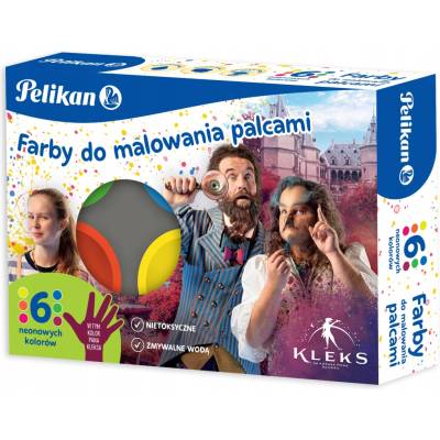 Pelikan farby na maľovanie prstami 6 x 240 ml
