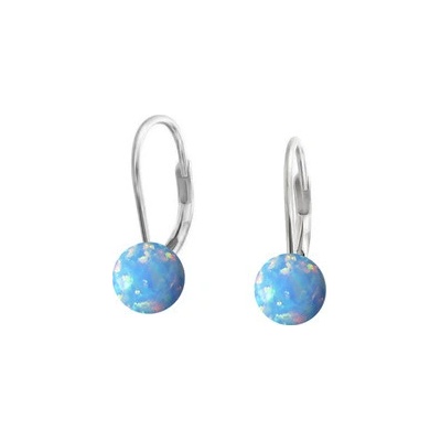 Nubis stříbrné opálové náušnice NBP35-OP26