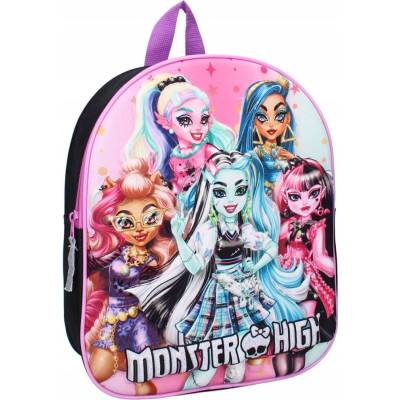 VADOBAG MALÝ PREDŠKOLSKÝ BATOH PRE DETI MONSTER HIGH BÁBIKY 3D POTLAČ