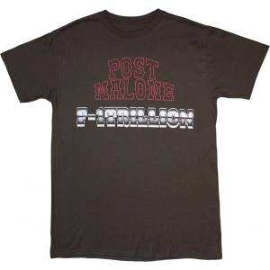 Post Malone F-1 Trillion Back Print Grey XL Риза (POSTTS27MC04)