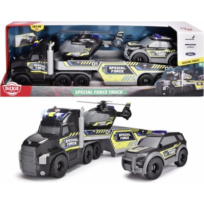 Simba Dickie SOS nákladní auto s přívěsem 70 cm 371-9034