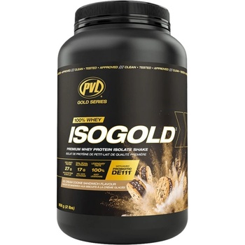 PVL IsoGold | Whey Protein Isolate [908 грама] Ice Cream Cookie Sandwich