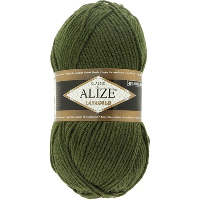 Alize Lanagold Classic 29- khaki zelená