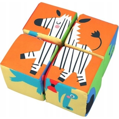K´s Kids My First Blocks sada mäkkých farebných vzdelávacích kociek KA10821BC