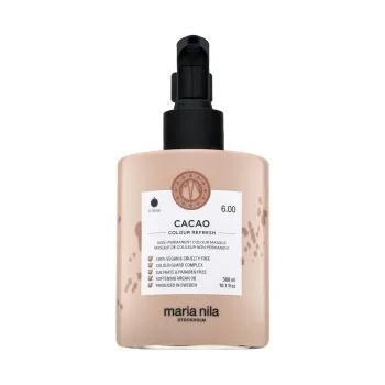 Maria Nila Colour Refresh подхранваща маска с цветни пигменти за съживяване на светли и средно кафяви оттенъци Cacao 300 ml