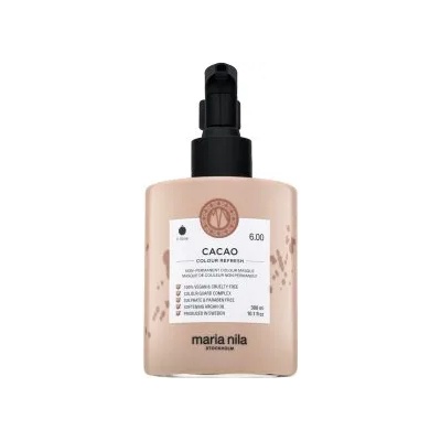 Maria Nila Colour Refresh подхранваща маска с цветни пигменти за съживяване на светли и средно кафяви оттенъци Cacao 300 ml