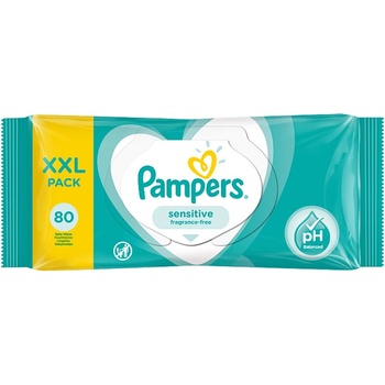 Pampers Sensitive dětské čisticí ubrousky 80 ks