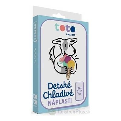 TOTO DETSKÉ CHLADIVÉ NÁPLASTI 5x12 cm, 3 ks