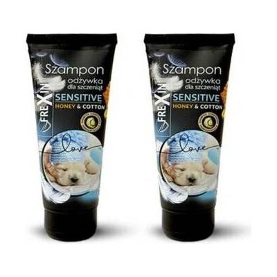 Frexin Sensitive Šampón s kondicionérem pro štěňata Med & bavlna 2 x 220 g