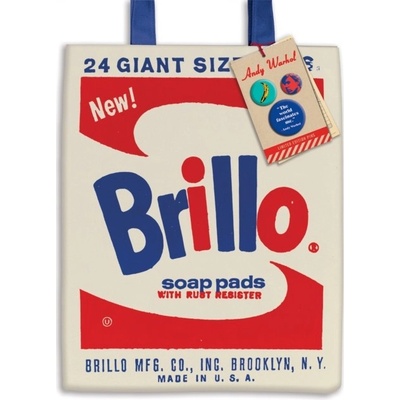Galison Andy Warhol Brillo taška Tote Bag