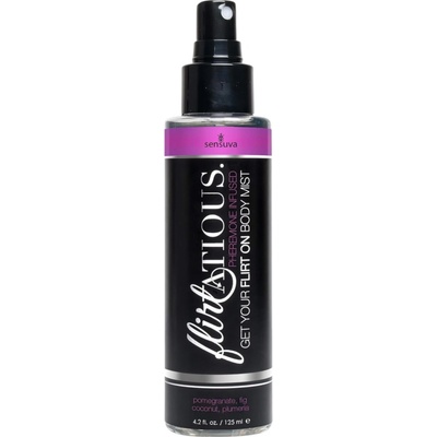 Sensuva Flirtatious telový sprej s feromónom granátové jablko-kokos 125 ml