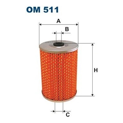 Olejový filter FILTRON OM 511